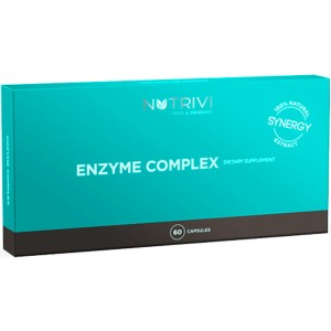 NUTRIVI ENZYME COMPLEKS ENZYMY TRAWIENNE 60 KAPSUŁEK